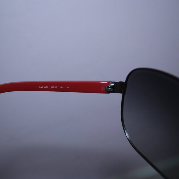 D&G 6503 Oversized Aviator Metal Sunglasses main image 4
